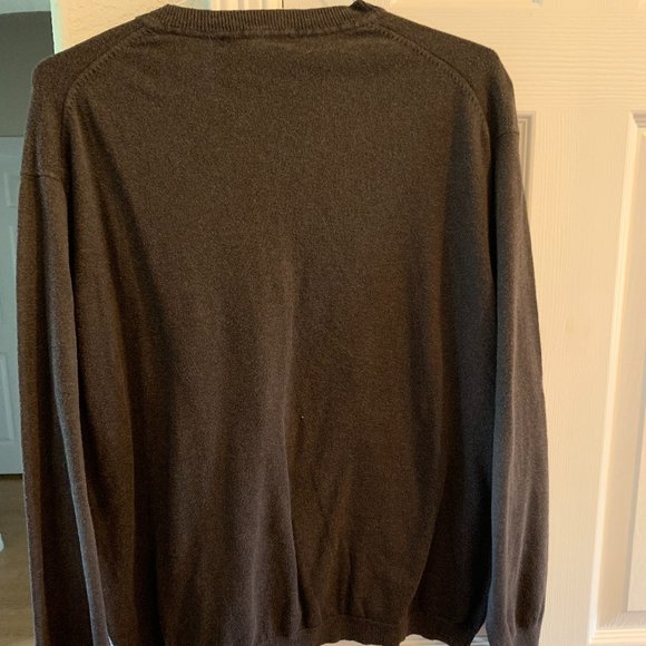Pronto Uomo  Brown V-Neck Sweater XL - Picture 2 of 4